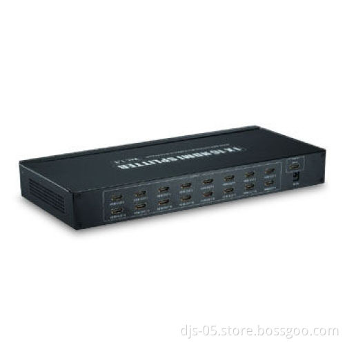 HDMI 1 x 16 Splitter, CE-/FCC-certified, High Performance, Supports 3D,1080p, Easy to Use